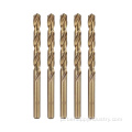 8pcs Titanium powlekany HSS Twist